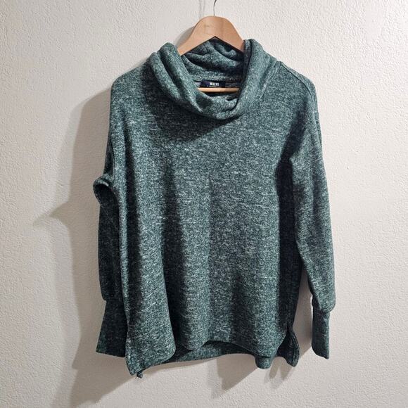 MAEVE ANTRHO Cowl Neck Sweater Green Size S - Picture 2 of 8